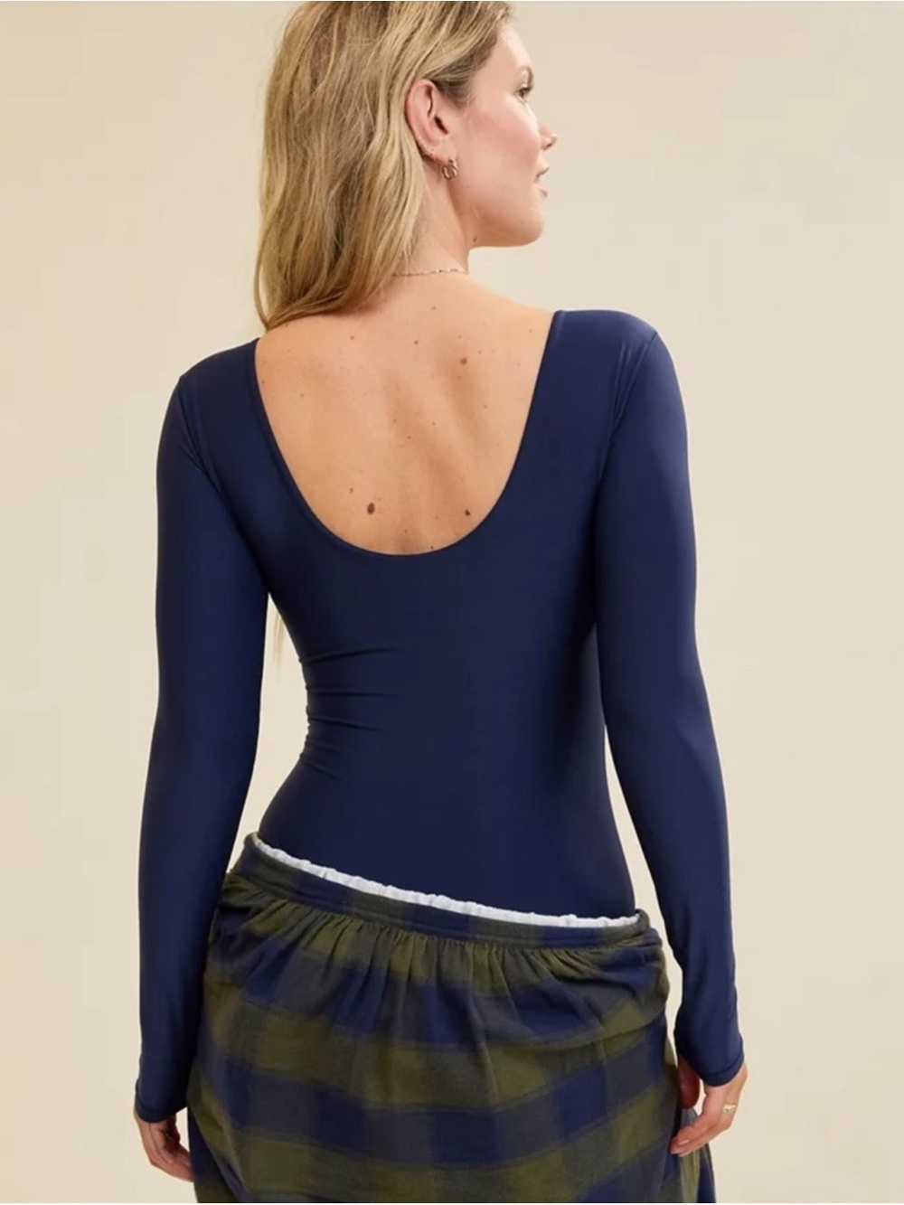 Aerie Smoothez Scoop Neck Long-Sleeve Bodysuit- Brand Never Worn - Picture 2 of 7